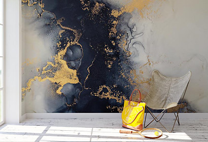 Fototapeta Luxusné gold marble